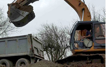 Dynamic Excavating Septic backhoe back hoe Maintenance Drainage Landscaping septic installs
