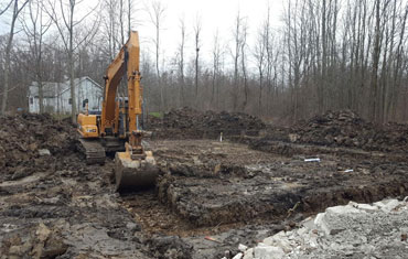 Dynamic Excavating Septic backhoe back hoe Maintenance Drainage Landscaping septic installs