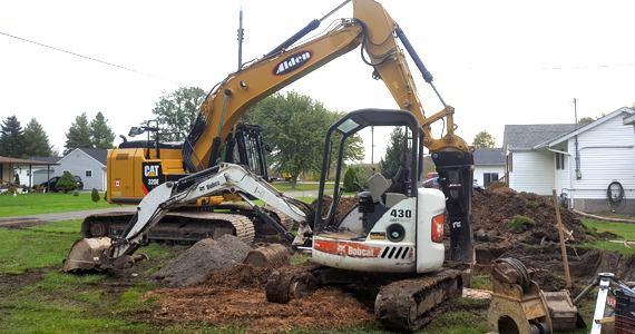 Excavating Septic Systems Drainage Landscaping Armor Rock Waterloo Biofilter
